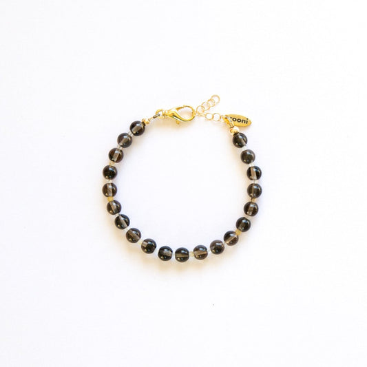 smoky obsidian - bracelet