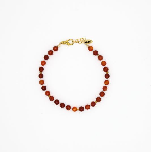 carnelian - anklet